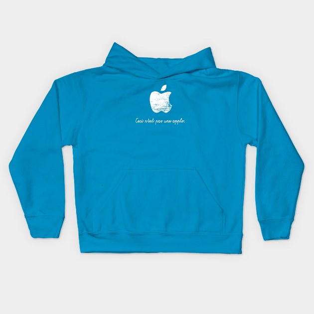 Not an Apple Kids Hoodie by BignellArt